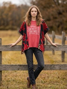 Handcrafted Upcycled Miranda Lambert Kantha Tunic NWT One Size